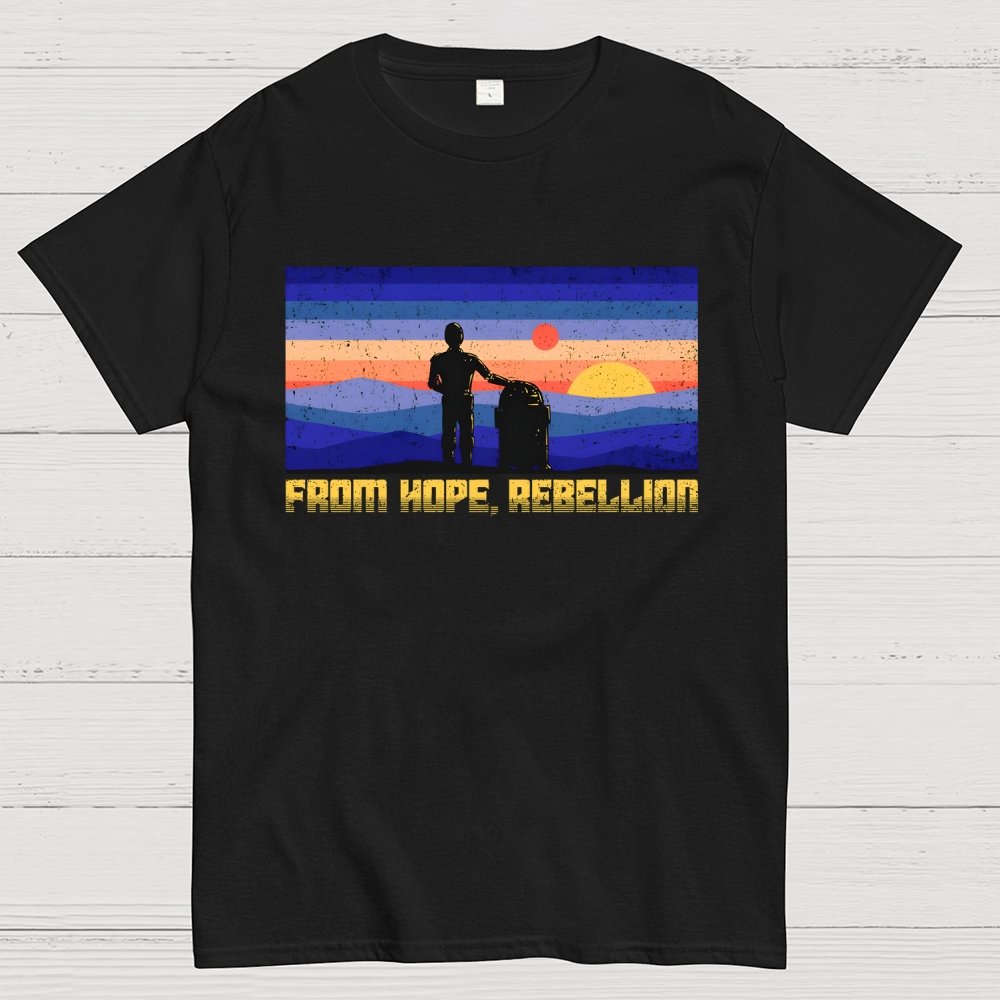 From Hope Rebellion Geek T-Shirt