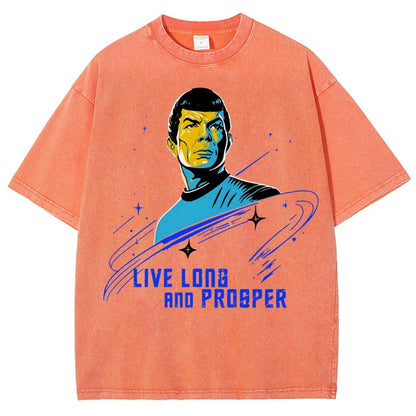 Live long and prosper Vintage Distressed T-shirt