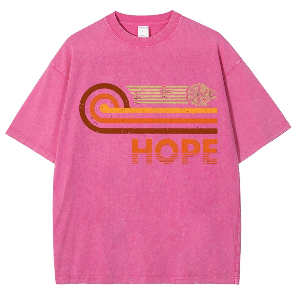 Retro Vintage Hope Vintage Distressed T-shirt