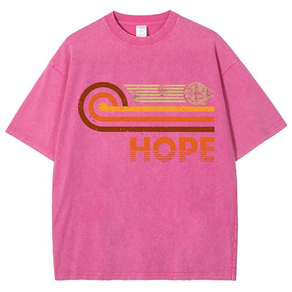 Retro Vintage Hope Vintage Distressed T-shirt