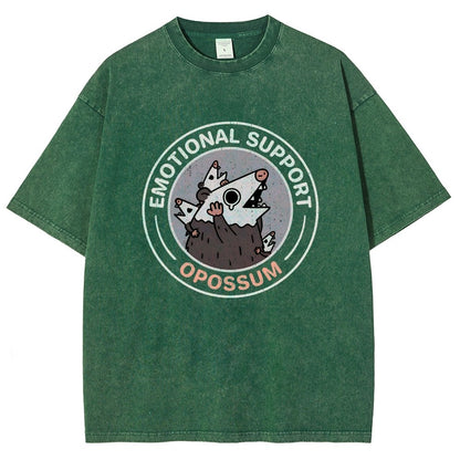 Emotional Support Possum Vintage Distressed T-shirt