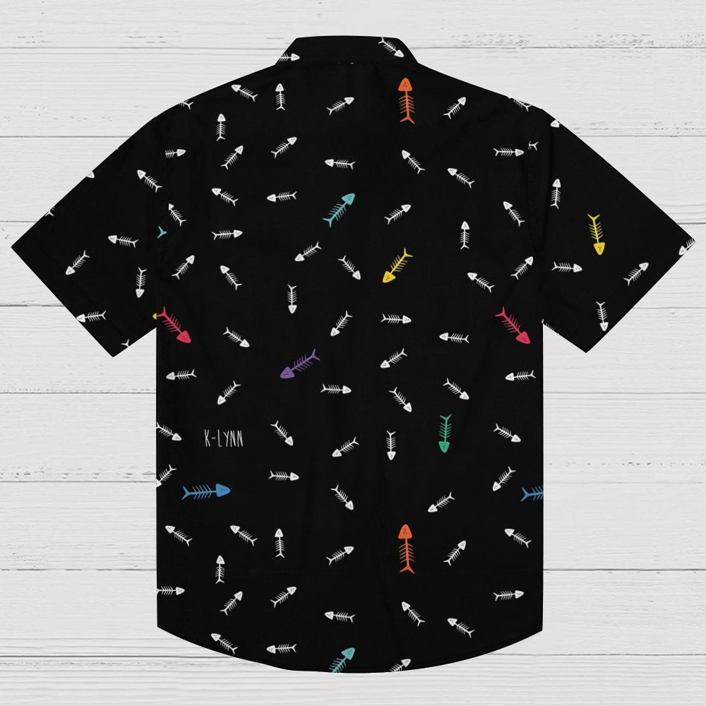 Interesting Fish Bones Geeky Shirt