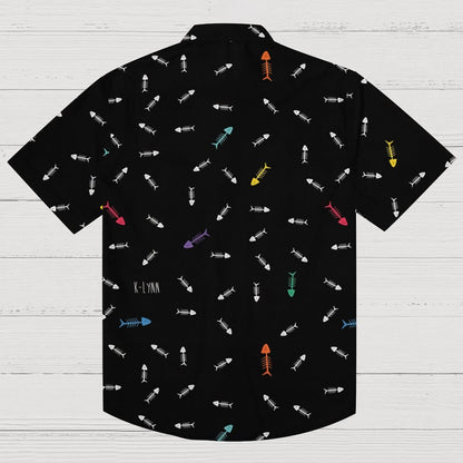 Interesting Fish Bones Geeky Shirt