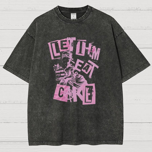 Let Them Eat Cake Vintage Distressed T-shirt