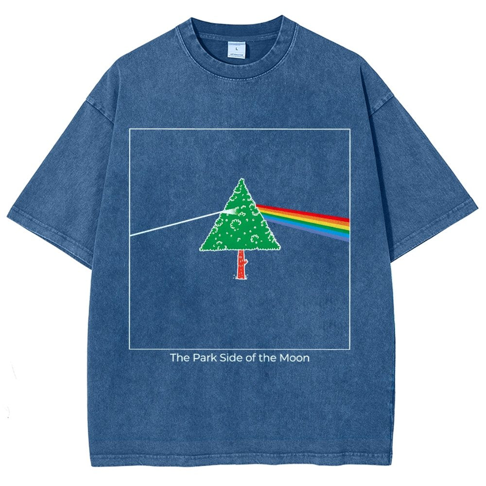 The Park Side of the Moon Vintage Distressed T-shirt