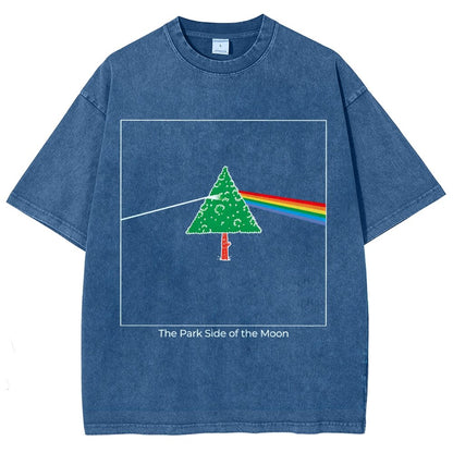 The Park Side of the Moon Vintage Distressed T-shirt