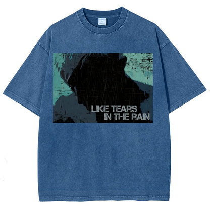 Like Tears In The Rain Vintage Distressed T-shirt