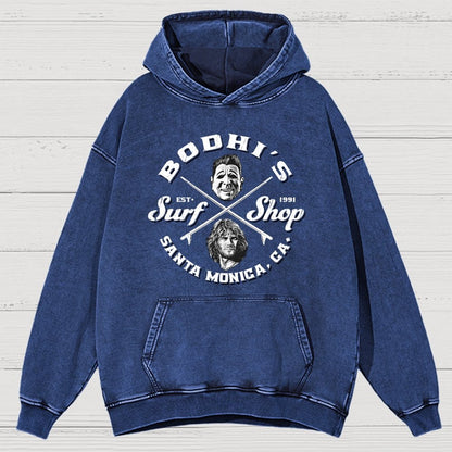 Coastal Wave Vintage Distressed Hoodie