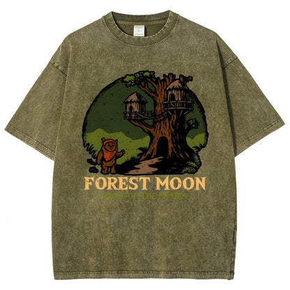 Woodland Moon Home Vintage Distressed T-shirt