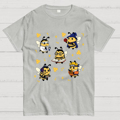 Nerdy Bees Squad Geek T-Shirt