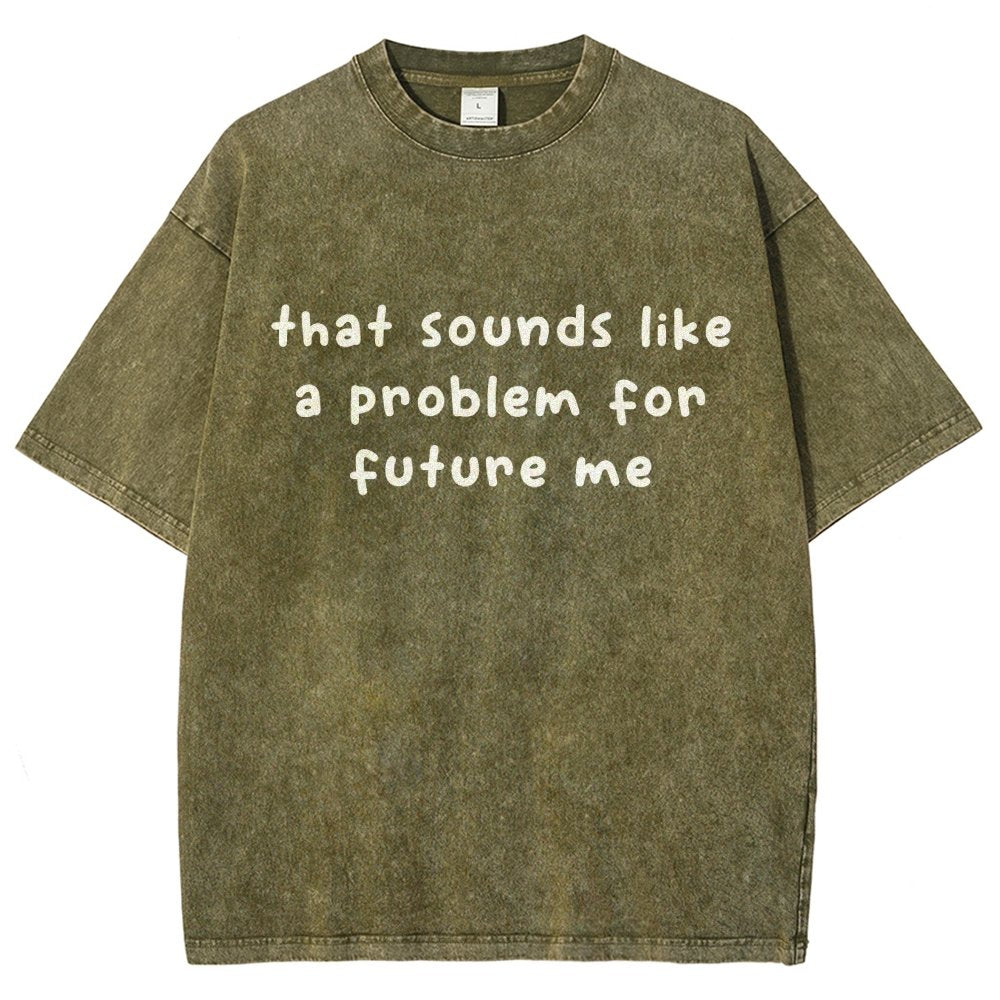 Future Problem Vintage Distressed T-shirt