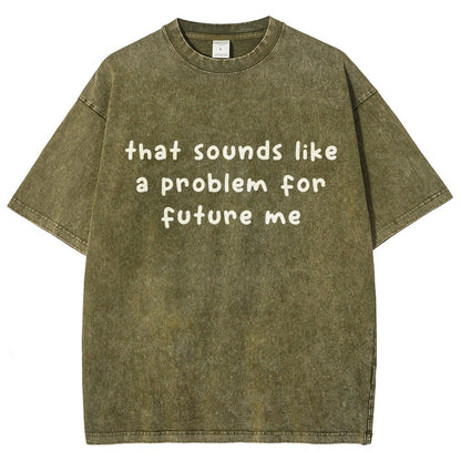 Future Problem Vintage Distressed T-shirt