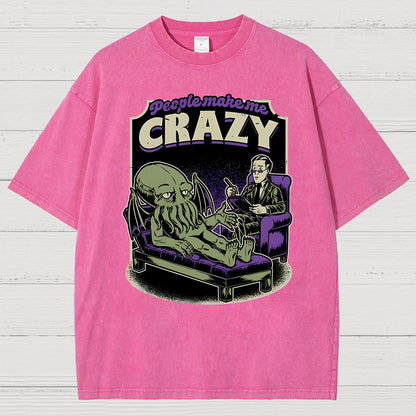 Lovecraft Cthulhu Therapy Vintage Distressed T-shirt