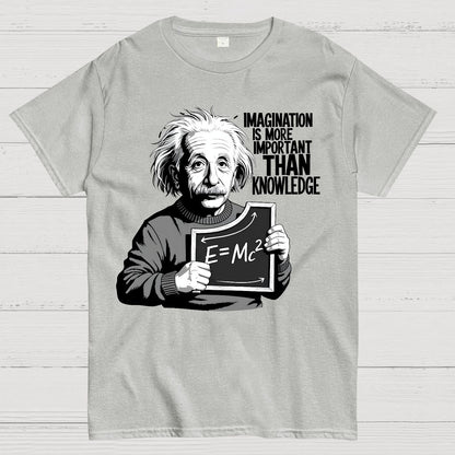 Imagination is more important than knowledge Geek T-Shirt