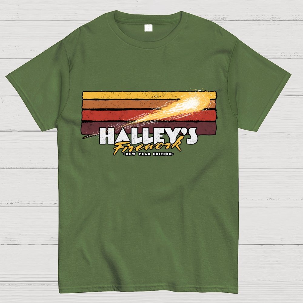 Halley's Firework Geek T-Shirt
