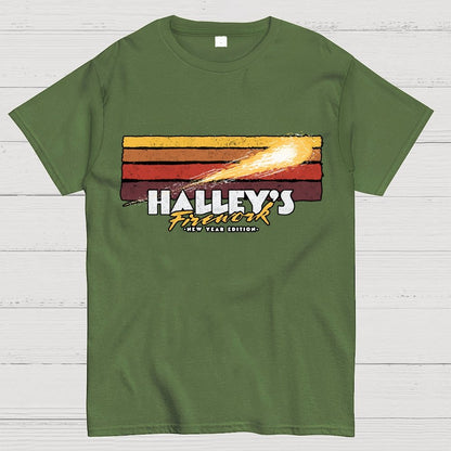Halley's Firework Geek T-Shirt