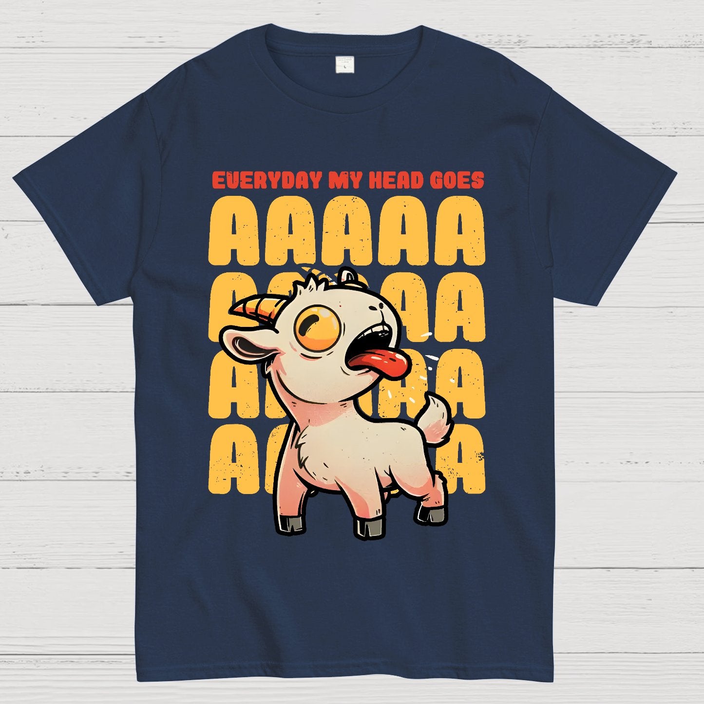 Everyday My Head Goes AAA Geek T-Shirt
