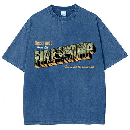 Greetings From The Mystic Swamp Vintage Distressed T-shirt