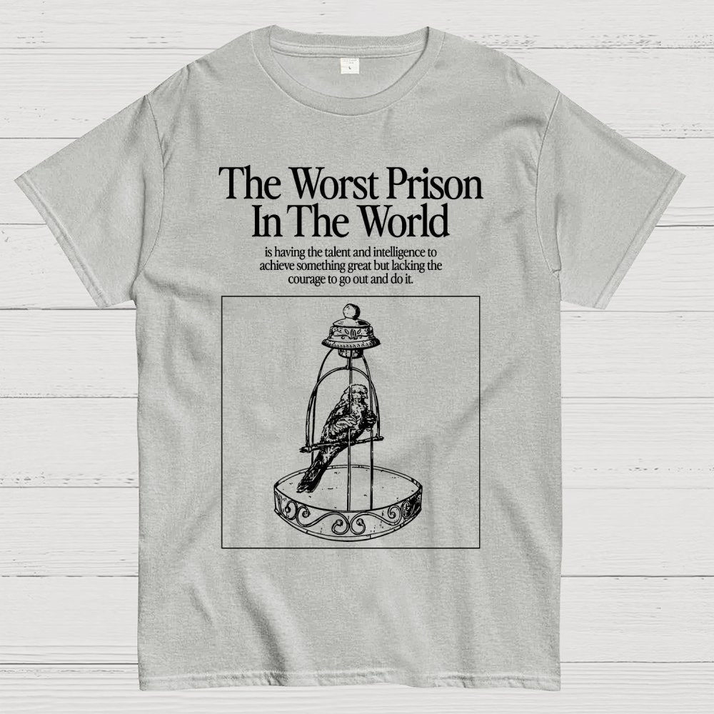 Bird in a cage Geek T-Shirt