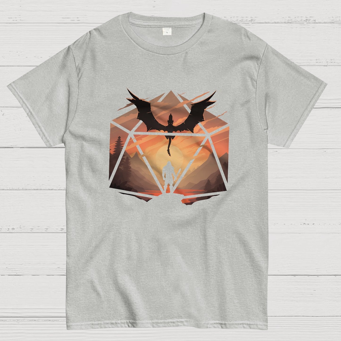 Staredown d20 Geeky T-Shirt