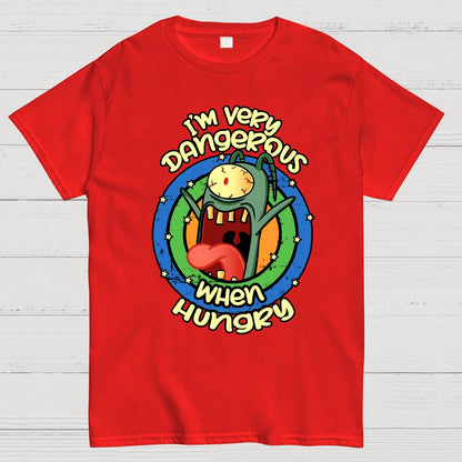 Very Dangerous When Hungry Geek T-Shirt