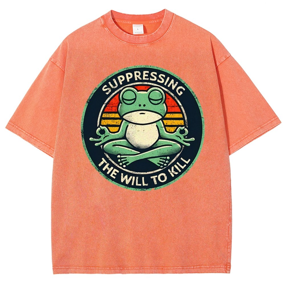 Suppressing The Will To Kill Vintage Distressed T-shirt