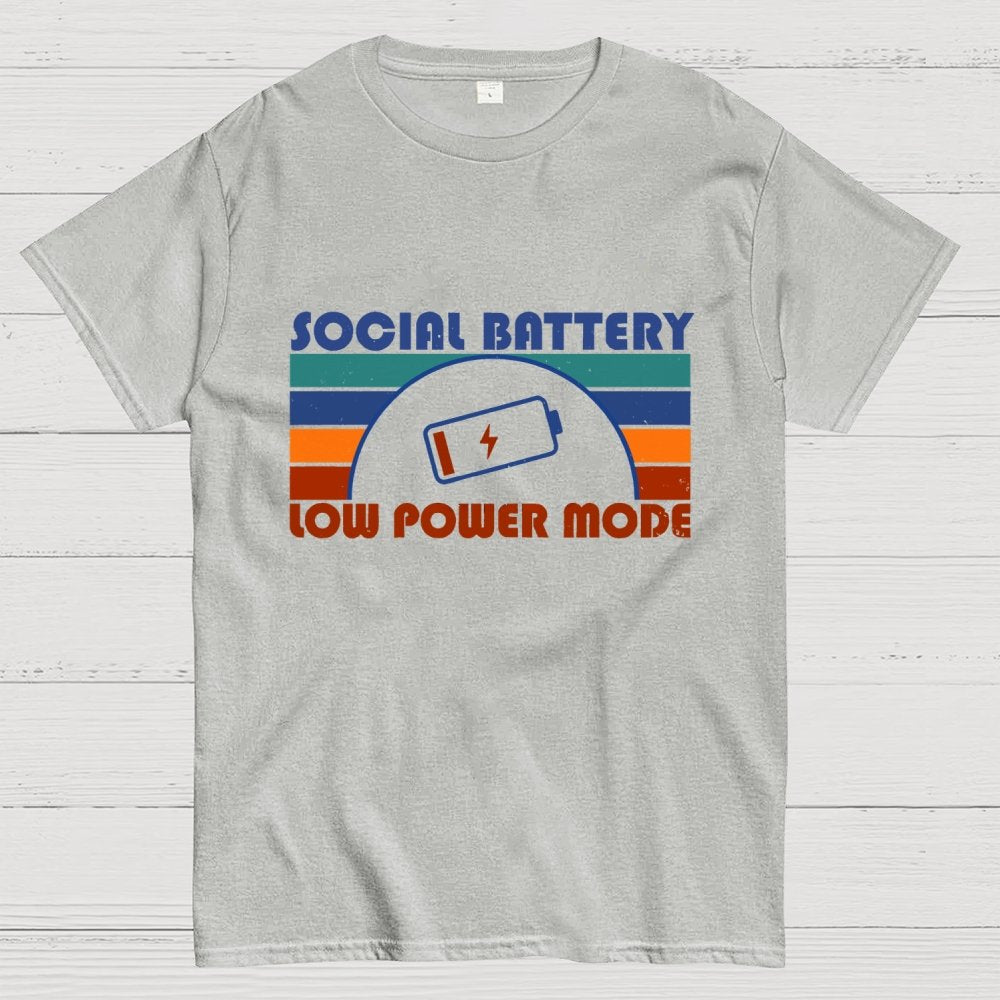 Low Social Battery Geek T-Shirt