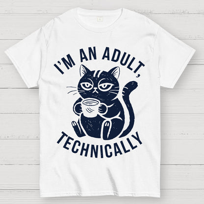 I'm An Adult Technically Geek T-Shirt