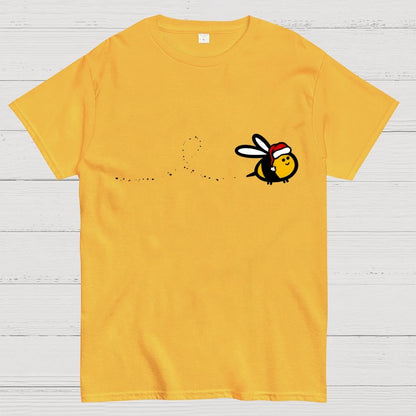 Minimal Christmas Bee Geek T-Shirt