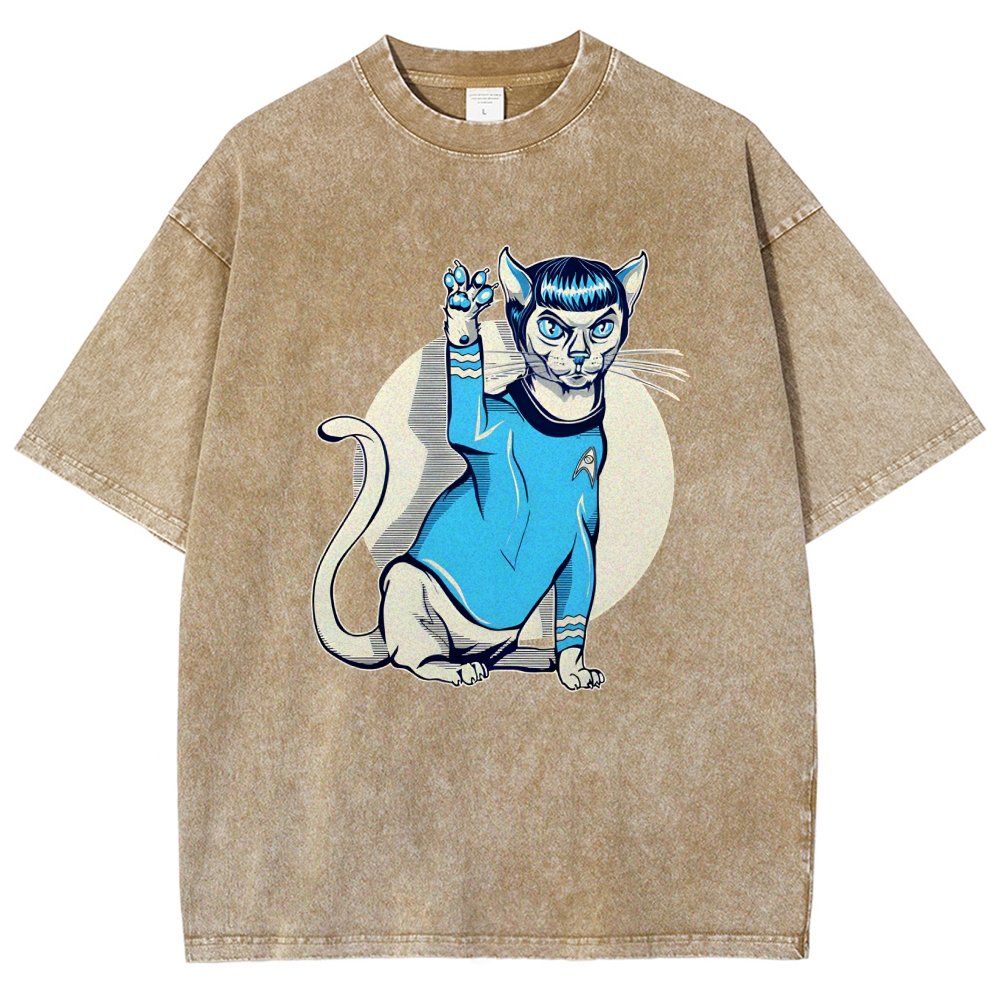 Nap Long and Pros-Purr Vintage Distressed T-shirt