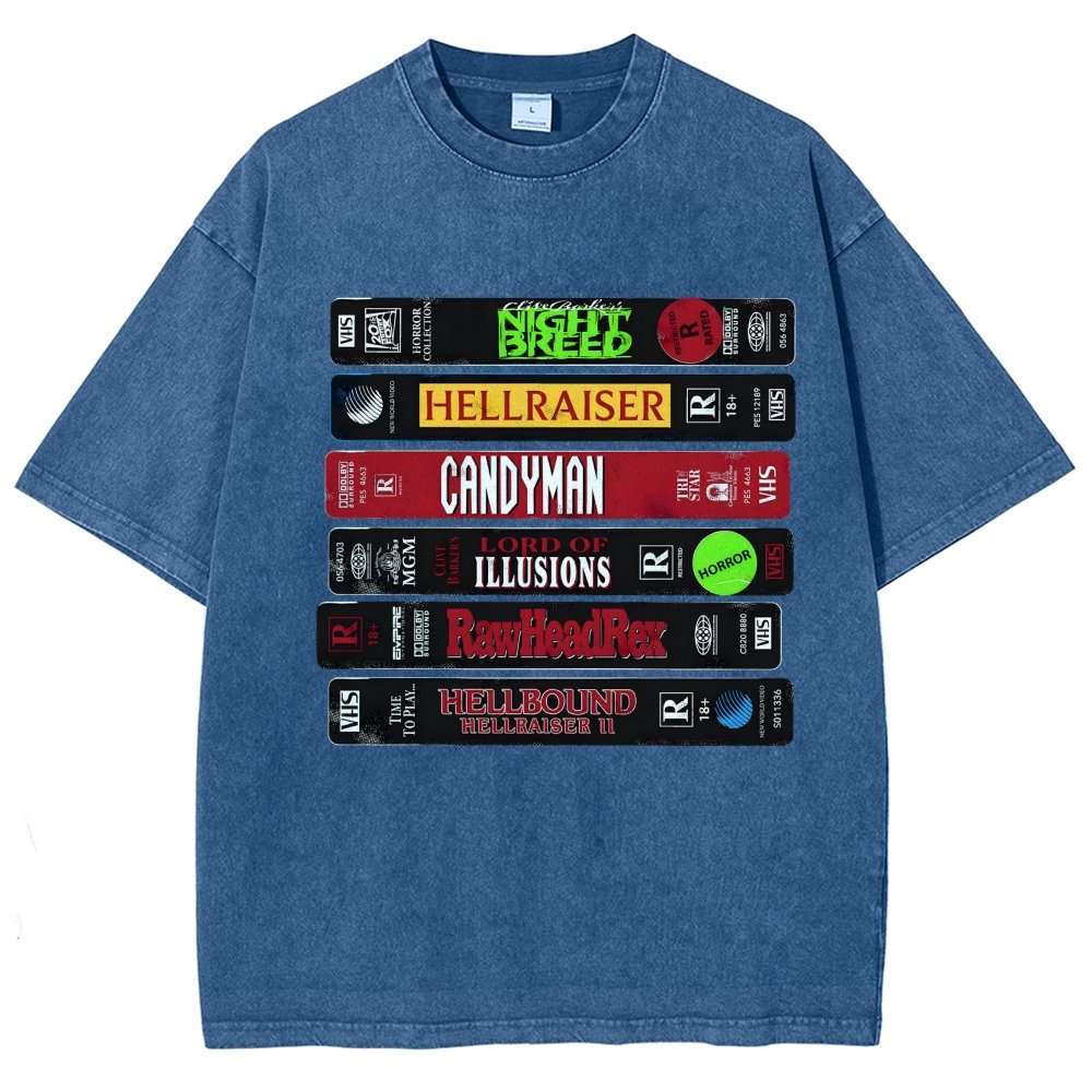 VHS Barker Vintage Distressed T-shirt