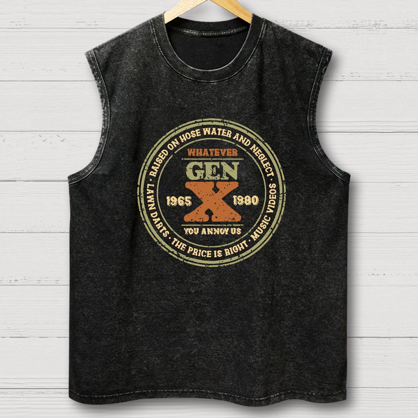 Raised on Hose Water and Neglect Vintage Distressed Washed Tank