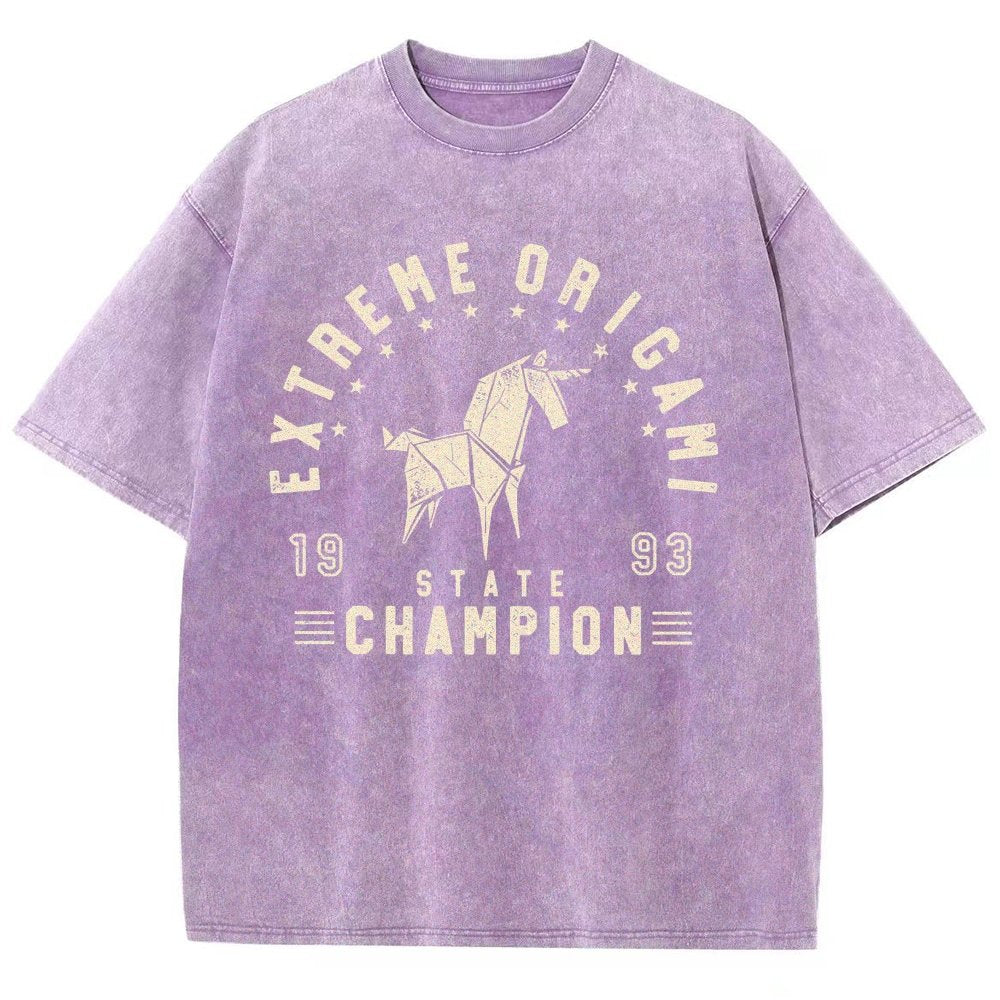 Extreme Origami Champ Vintage Distressed T-shirt