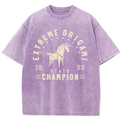 Extreme Origami Champ Vintage Distressed T-shirt