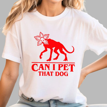 Can I Pet That Dog Demo gorgo Devil Geek T-Shirt