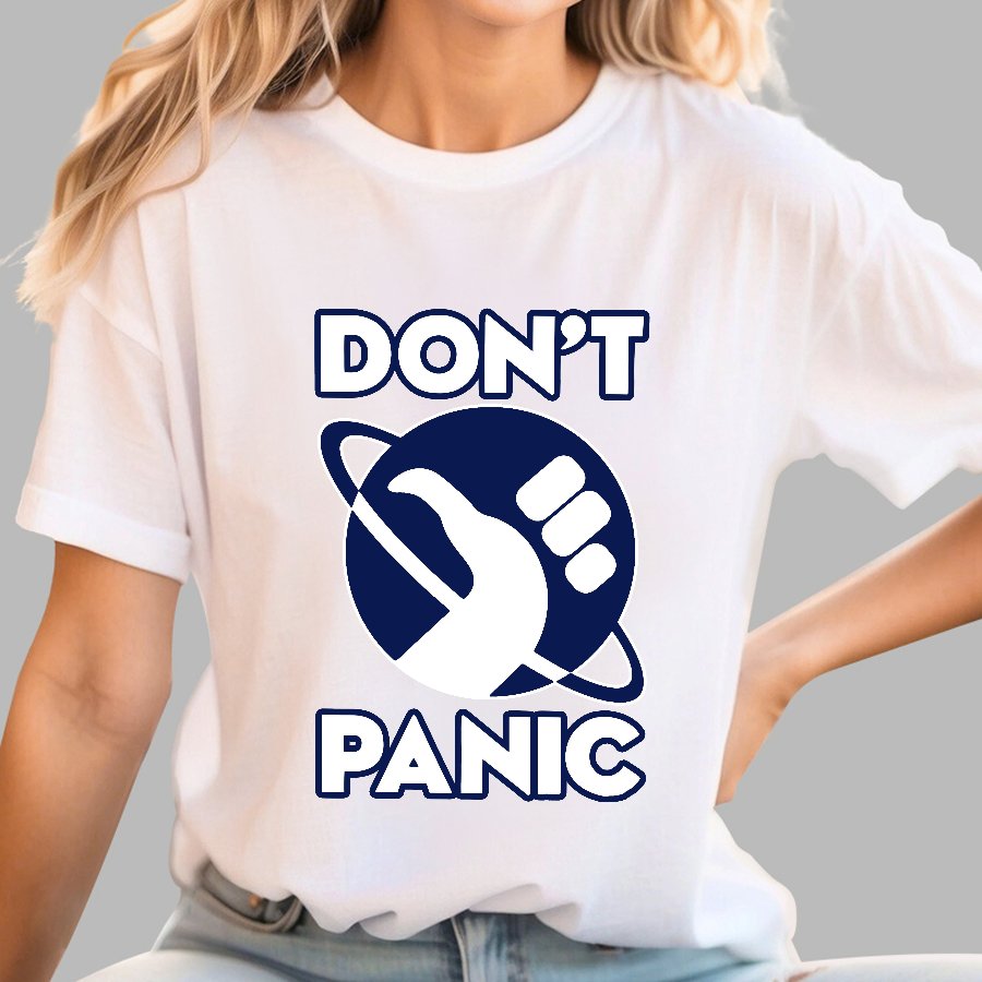 Don't Panic Geek T-Shirt