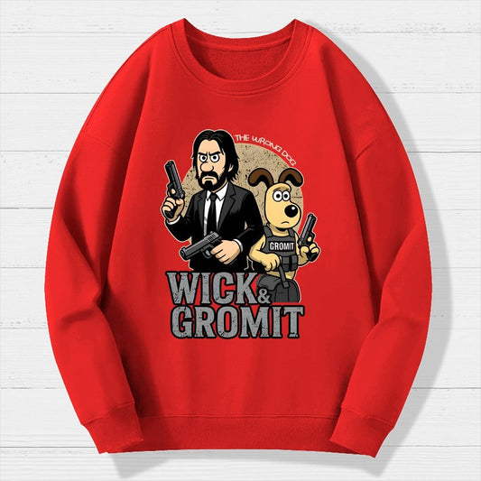 The Wrong Dog Geek Cotton Sweatshirt