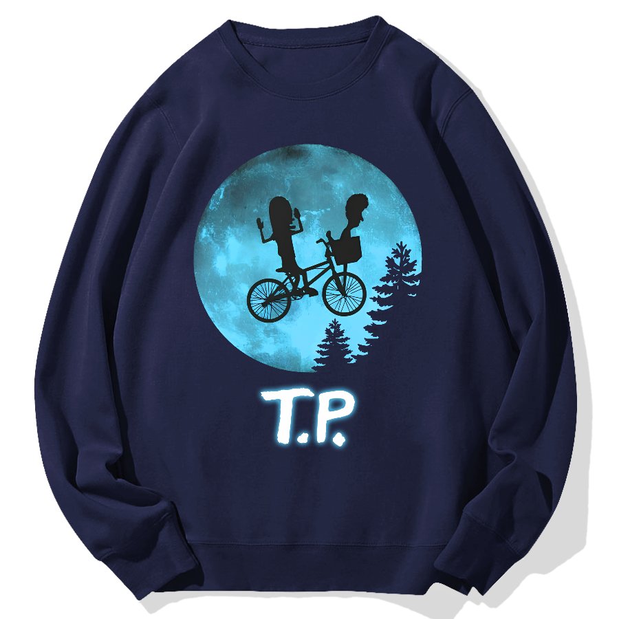 Funny Retro 80's Extraterrestrial Movie Parody 90's Geek Cotton Sweatshirt