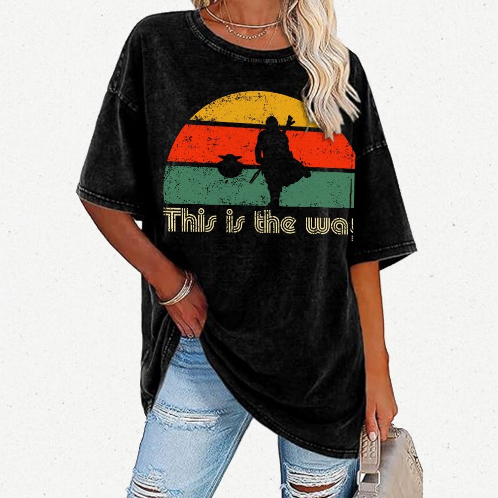The Retro Way Vintage Distressed T-shirt