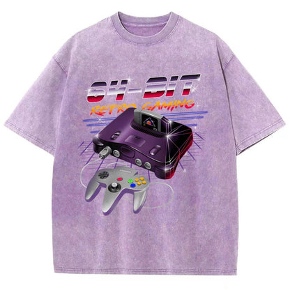 '64-Bit Retro Gaming Vintage Distressed T-shirt