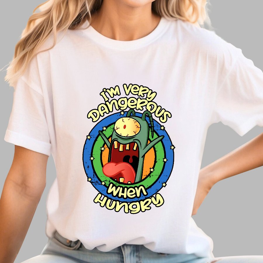 Very Dangerous When Hungry Geek T-Shirt