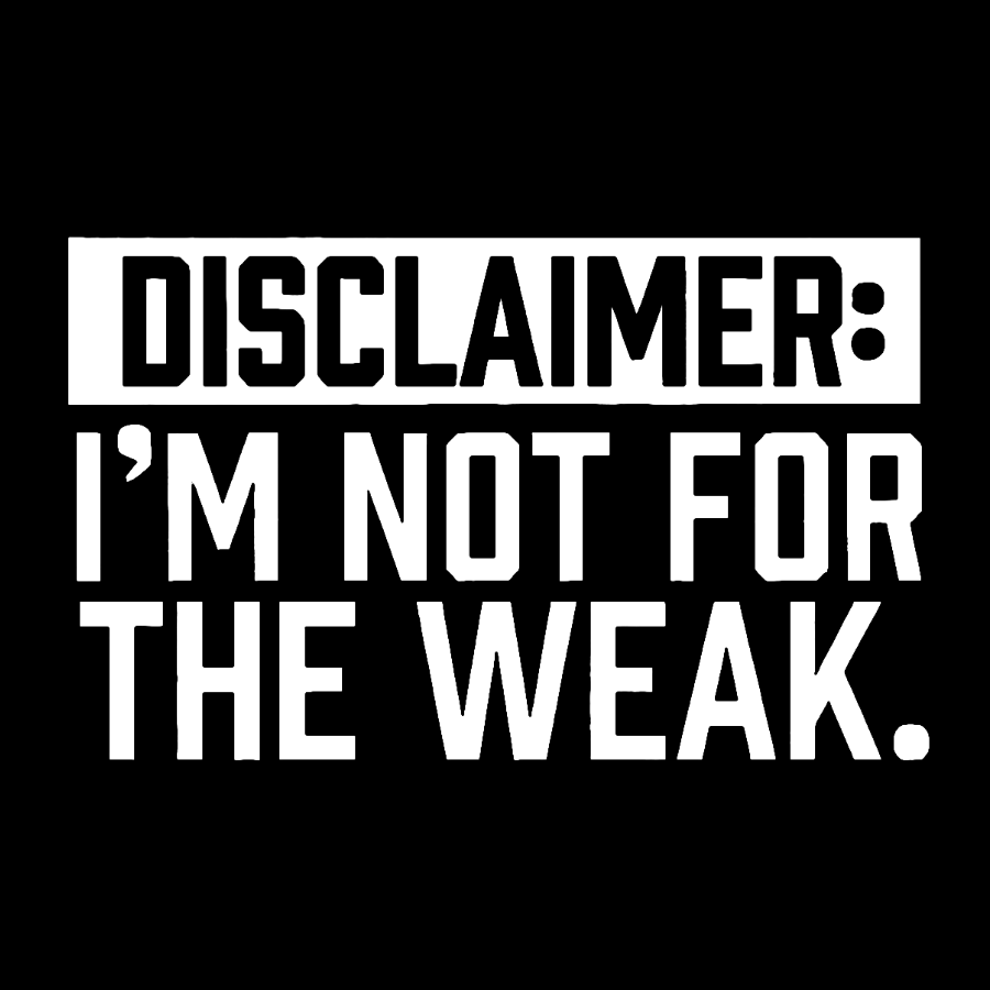 I Am Not For The Weak Geek Cotton Sweatshirt