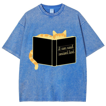 Ancient Text Vintage Distressed T-shirt