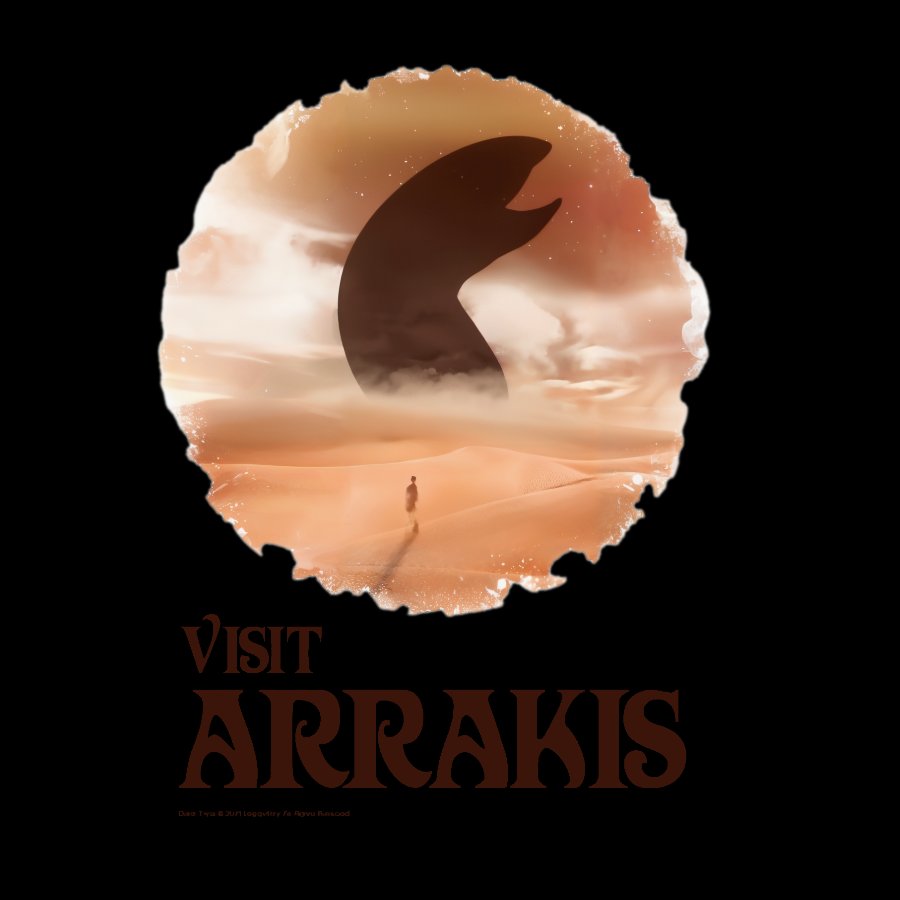 Visit Arrakis Vintage Distressed Washed Tank