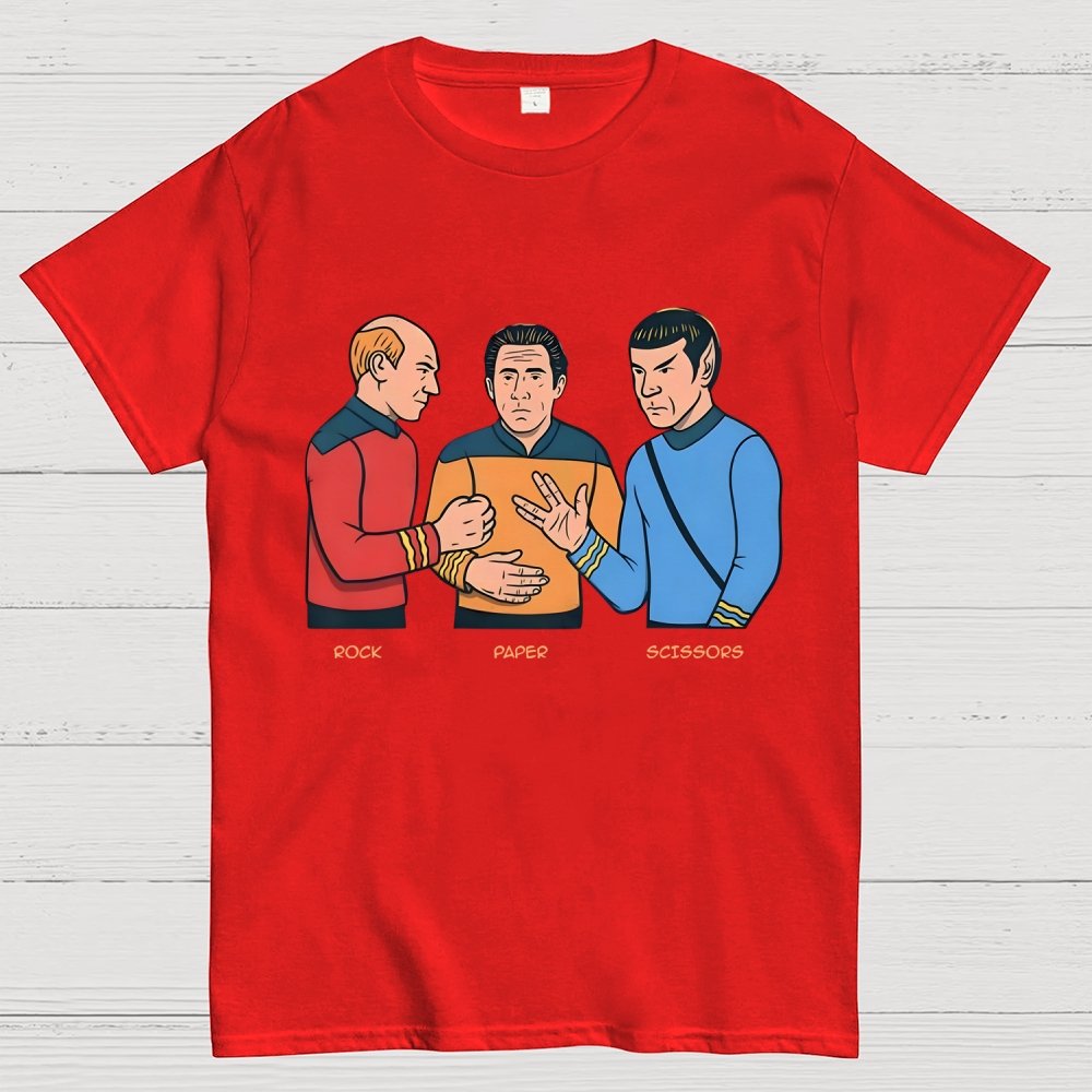Rock Paper Salute Unisex Geek T-Shirt