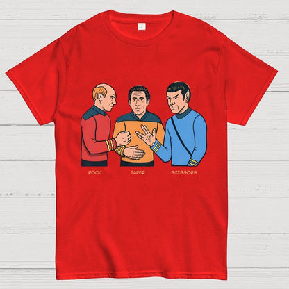 Rock Paper Salute Unisex Geek T-Shirt