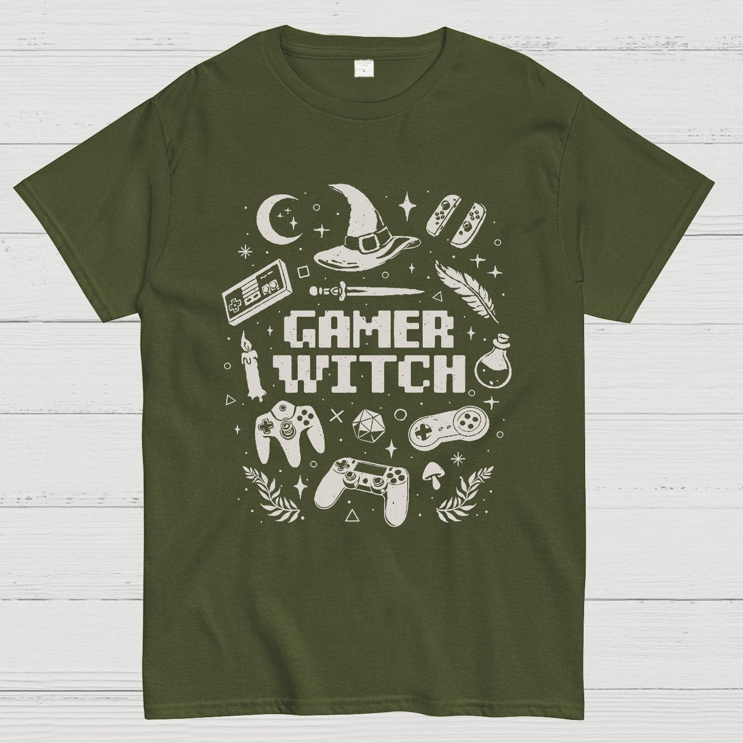 Gamer Witch Geeky T-Shirt