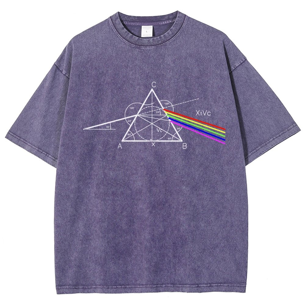 Optical Deconstruction Vintage Distressed T-shirt