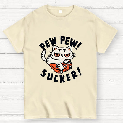 Pew Pew Sucker! Unisex Geek T-Shirt