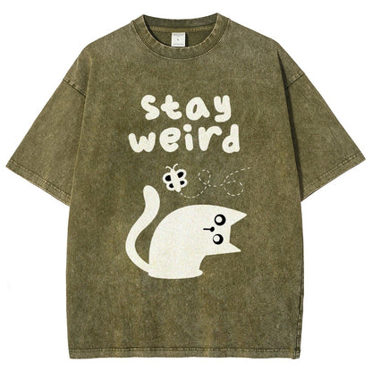 Weird Forever Vintage Distressed T-shirt